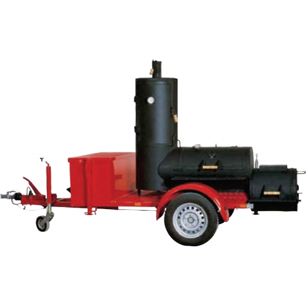 20" Chuckwagon Catering Smoker Trailer