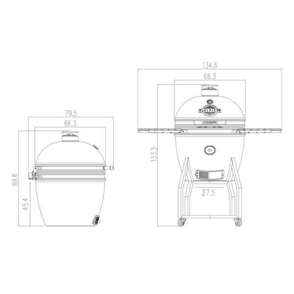 XLarge Kamado 22"